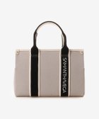 【サマンサ ベガ/SamanthaVega】のロゴテープキャンバスハンドバッグ(小) 人気、トレンドファッション・服の通販 founy(ファニー) ファッション Fashion レディースファッション Fashion for Women おすすめ Recommended / Our Picks キャンバス Canvas, Canvas Fabric トレンド Trend, Trending Now フォルム Silhouette, Form 楽ちん Easy Fit, Comfortable 財布 Wallet, Purse 軽量 Lightweight, Ultra Light thumbnail グレー|ID: prp329100004809069 ipo3291000000034901636
