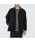 【マーガレット ハウエル/MARGARET HOWELL / MEN】のFELTED WOOL SHIRTING BLOUSON 人気、トレンドファッション・服の通販 founy(ファニー) ファッション Fashion メンズファッション Fashion for Men ウォーム Warm Fabric ジャケット Jacket, Outerwear ドット Polka Dot, Dot Pattern ブルゾン Blouson, Bomber Jacket メルトン Melton, Heavy Wool ワーク Workwear, Utility Style ヴィンテージ Vintage Style thumbnail DARK NAVY1|ID: prp329100004809074 ipo3291000000034901668