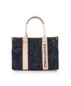【サマンサ ベガ/SamanthaVega】のロゴテープジャガード調トートバッグ(小) 人気、トレンドファッション・服の通販 founy(ファニー) ファッション Fashion レディースファッション Fashion for Women バッグ Bags コレクション Collection, Seasonal Line ショルダー Shoulder, Shoulder Strap デニム Denim, Jeans Material トレンド Trend, Trending Now フロント Front, Front Design ペイズリー Paisley, Ethnic Pattern ポケット Pocket, Pocket Detail 財布 Wallet, Purse thumbnail インディゴ|ID: prp329100004809104 ipo3291000000034901876