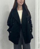 【アルシーヴ/archives】のシャギーダブルミドルコート 人気、トレンドファッション・服の通販 founy(ファニー) ファッション Fashion レディースファッション Fashion for Women アウター Coat / Outerwear Collection コート・ロングコート・ピーコート Long Coats, Peacoats & More ベーシック Basic, Essential ボトム Bottoms, Lower Wear マフラー Scarf, Muffler ワンポイント One Point, Statement Accent thumbnail BLACK|ID: prp329100004809110 ipo3291000000034901927
