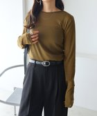 【アンドミー/andme】の【選べるネックデザイン】 長袖 シアー トップス 人気、トレンドファッション・服の通販 founy(ファニー) ファッション Fashion レディースファッション Fashion for Women トップス・カットソー Cut & Sew Tops インナー Innerwear シアー Sheer, See-Through シンプル Simple, Minimal ジャケット Jacket, Outerwear スリーブ Sleeve, Long Sleeve / Short Sleeve 長袖 Long Sleeve, Full Sleeve バランス Balance, Style Balance ベーシック Basic, Essential ボトム Bottoms, Lower Wear メッシュ Mesh, Net Fabric ロング Long, Long-Length thumbnail オリーブブラウン【A】|ID: prp329100004809118 ipo3291000000034901995