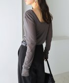 【アンドミー/andme】の【選べるネックデザイン】 長袖 シアー トップス 人気、トレンドファッション・服の通販 founy(ファニー) ファッション Fashion レディースファッション Fashion for Women トップス・カットソー Cut & Sew Tops インナー Innerwear シアー Sheer, See-Through シンプル Simple, Minimal ジャケット Jacket, Outerwear スリーブ Sleeve, Long Sleeve / Short Sleeve 長袖 Long Sleeve, Full Sleeve バランス Balance, Style Balance ベーシック Basic, Essential ボトム Bottoms, Lower Wear メッシュ Mesh, Net Fabric ロング Long, Long-Length thumbnail チャコールグレー【B】|ID: prp329100004809118 ipo3291000000034901999
