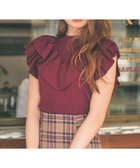 【ノエラ/Noela】のハイネックフリルニット ボルドー|ID: prp329100004809123 ipo3291000000034902015