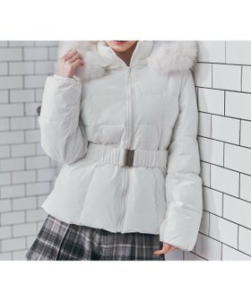 【レディアゼル/REDYAZEL】のベルトデザインキルティングファイバーダウンジャケット 人気、トレンドファッション・服の通販 founy(ファニー) ファッション Fashion レディースファッション Fashion for Women アウター Coat / Outerwear Collection レディースジャケット・軽アウター Jackets ベルト&ウエストマーク Belts & Waist Accessories ダウン Down, Puffer ペプラム Peplum, Flared Hem リアル Real, Realistic 冬 Winter / This Winter おすすめ Recommended / Our Picks エレガント 上品 Elegant |ID:prp329100004809126