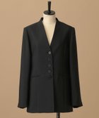 【アパートバイローリーズ/apart by lowrys】の【セレモニー】C*フィットノーカラージャケット 人気、トレンドファッション・服の通販 founy(ファニー) ファッション Fashion レディースファッション Fashion for Women アウター Coat / Outerwear Collection レディースジャケット・軽アウター Jackets ノーカラージャケット / シンプル上品コーデ Collarless Jackets インナー Innerwear 洗える Machine Washable クール Cool, Chic シルク Silk, 100% Silk ジャケット Jacket, Outerwear スタイリッシュ Stylish, Fashionable タイトスカート Pencil Skirt, Tight Skirt デニム Denim, Jeans Material フォーマル Formal, Dressy フロント Front, Front Design おすすめ Recommended / Our Picks セレモニー Ceremony 入学式 Entrance Ceremony thumbnail ブラック09|ID: prp329100004809128 ipo3291000000034902040