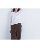 【ナチュラル ビューティー ベーシック/NATURAL BEAUTY BASIC】のドレープネックカットソー 人気、トレンドファッション・服の通販 founy(ファニー) ファッション Fashion レディースファッション Fashion for Women トップス・カットソー Cut & Sew Tops カットソー・ベーシックTシャツ Cut-and-Sewn Tops / Stretch Tees & Basics カットソー Cut and Sewn Top デコルテ Décolleté, Neckline 秋 Autumn thumbnail オフホワイト1|ID: prp329100004809133 ipo3291000000034902097