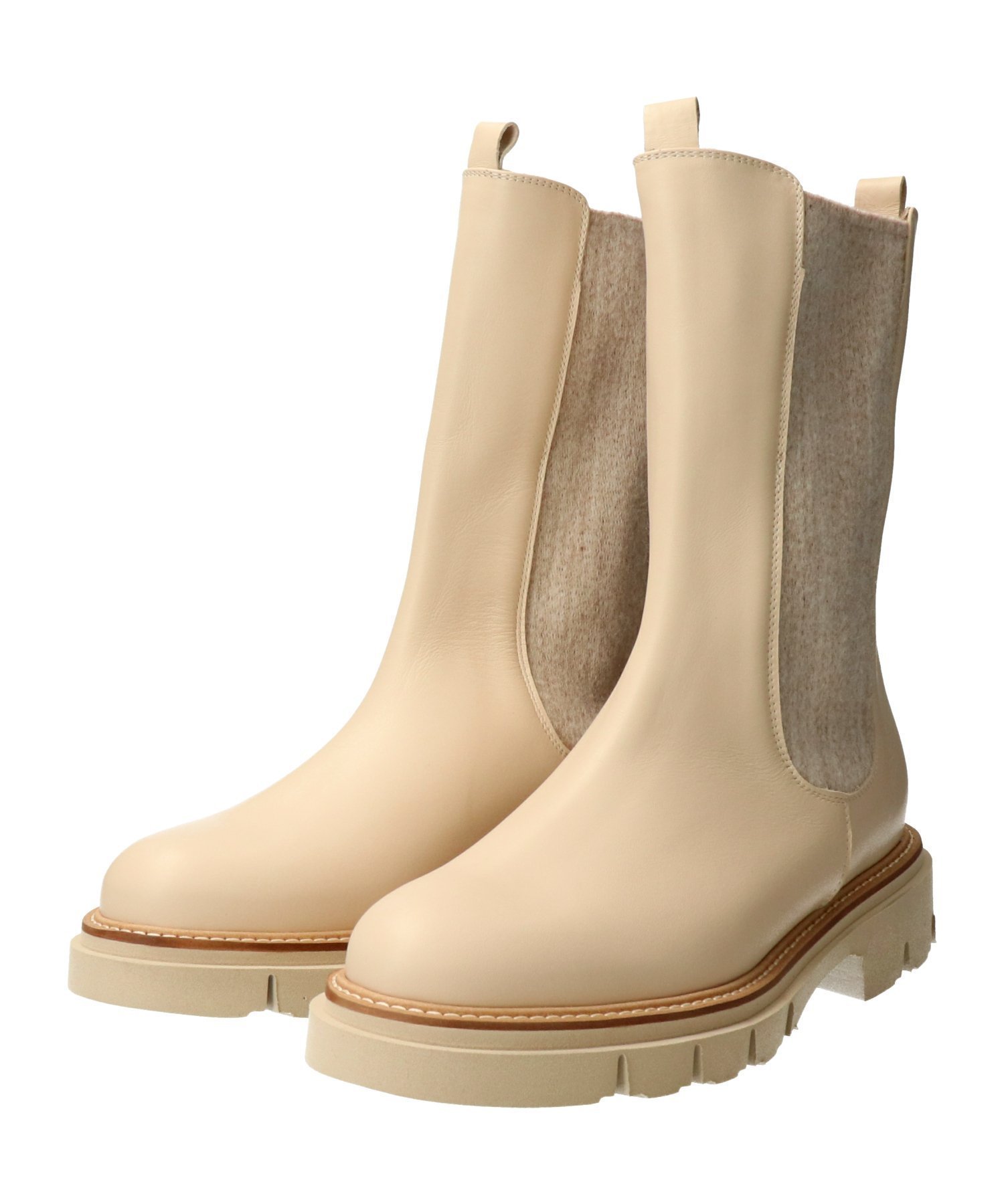 【インター ショシュール/INTER-CHAUSSURES】の【Luca Grossi】タンクソールサイドゴアブーツ インテリア・キッズ・メンズ・レディースファッション・服の通販 founy(ファニー) 　ファッション　Fashion　レディースファッション　Fashion for Women　トレンド　Trend, Trending Now　ベーシック　Basic, Essential　軽量　Lightweight, Ultra Light　LBG|ID: prp329100004809143 ipo3291000000034902152