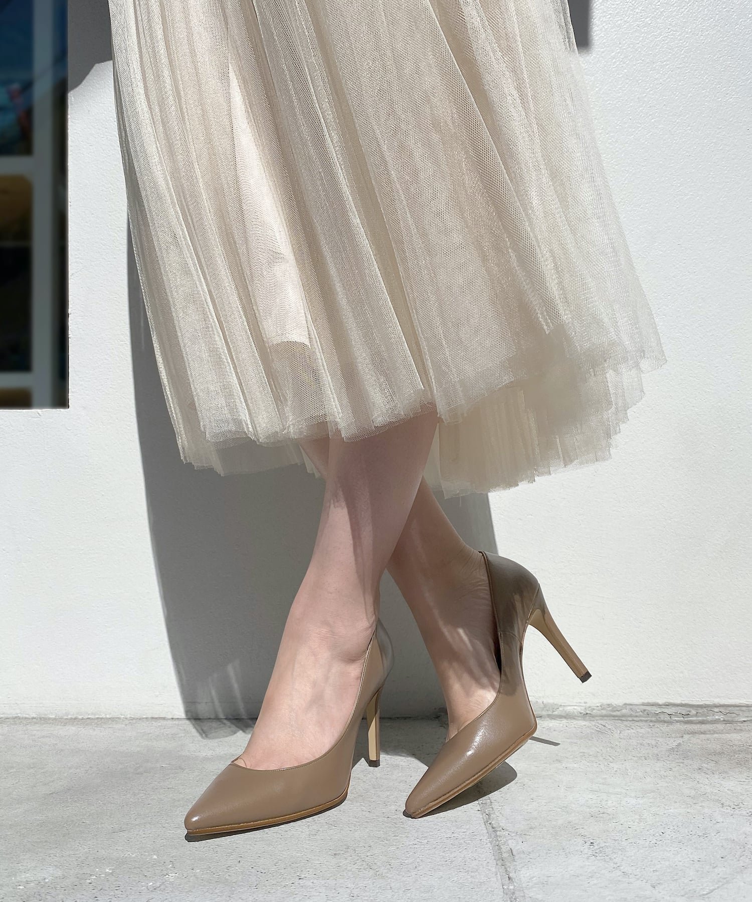 【マミアン/MAMIAN】のiCoN COLORS ポインテッドトゥスムース9cmヒールパンプス インテリア・キッズ・メンズ・レディースファッション・服の通販 founy(ファニー) 　ファッション　Fashion　レディースファッション　Fashion for Women　カッティング　Cutting Detail　クッション　Cushion, Throw Pillow　抗菌　Antibacterial, Bacteria-Resistant　シューズ　Shoes, Footwear　ストッキング　Stockings, Sheer Tights　定番　Standard, Basic Item　ハイヒール　High Heels, Heeled Shoes　メッシュ　Mesh, Net Fabric　ライニング　Inner Lining, Inner Fabric, Lined　日本製　Made In Japan　ダークグレージュ|ID: prp329100004809145 ipo3291000000034902181