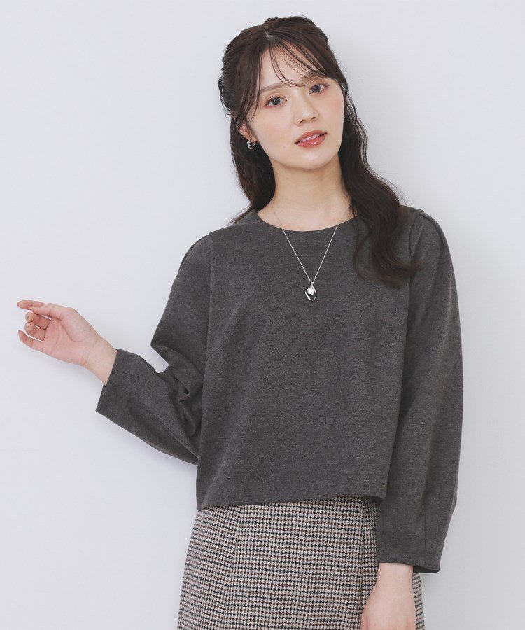 【インデックス/INDEX】のコンパクトパフトップス【洗濯機OK/抗ピル/ストレッチ】 インテリア・キッズ・メンズ・レディースファッション・服の通販 founy(ファニー) ファッション Fashion レディースファッション Fashion for Women トップス・カットソー Cut & Sew Tops おすすめ Recommended / Our Picks グログラン Grosgrain, Grosgrain Ribbon コンパクト Compact, Small Size ストレッチ Stretch, Stretchy Fabric スマート Smart, Elegant スリーブ Sleeve, Long Sleeve / Short Sleeve セットアップ Set-Up, Coordinated Outfit タイトスカート Pencil Skirt, Tight Skirt フェミニン Feminine, Girly モダン Modern, Contemporary チャコールグレー|ID: prp329100004809147 ipo3291000000034902198