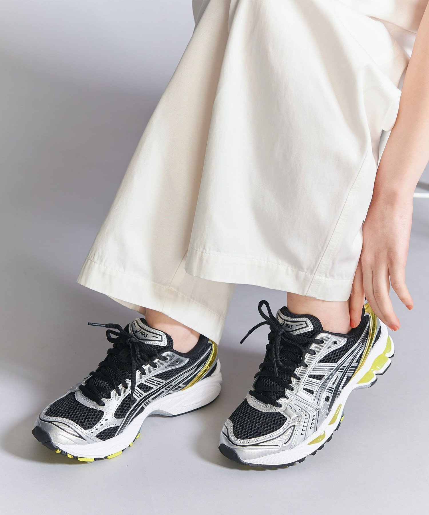 【ビューティ&ユース ユナイテッドアローズ/BEAUTY&YOUTH / UNITED ARROWS】のasics GEL-KAYANO 14/スニーカー インテリア・キッズ・メンズ・レディースファッション・服の通販 founy(ファニー) 　ファッション　Fashion　レディースファッション　Fashion for Women　イエロー　Yellow　春　Spring　シューズ　Shoes, Footwear　スニーカー　Sneakers, Trainers　スポーツ　Sports, Activewear　人気　Popular, Best Seller　フィット　Fit, Slim Fit　ランニング　Running, Running Wear, Activewear, Jogging　S/S・春夏　SS, Spring/Summer, Warm Season　おすすめ　Recommended / Our Picks　夏　Summer　BLACK|ID: prp329100004809152 ipo3291000000034902232