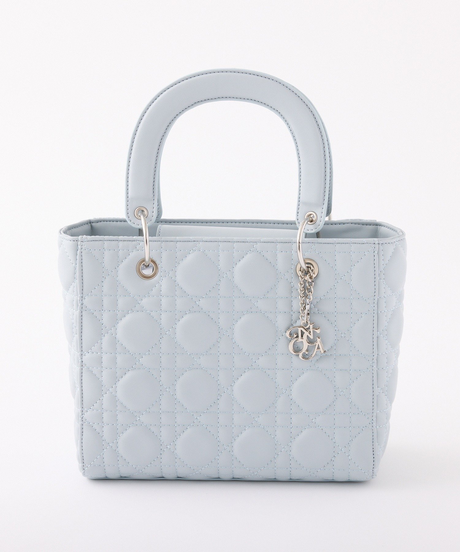 【ナイスクラップ/NICE CLAUP】のキルティングミニトートバッグ インテリア・キッズ・メンズ・レディースファッション・服の通販 founy(ファニー) ファッション Fashion レディースファッション Fashion for Women バッグ Bags おすすめ Recommended / Our Picks ギフト プレゼント Gift / Present ショルダー Shoulder, Shoulder Strap ツイード Twill, Twill Weave フロント Front, Front Design ポケット Pocket, Pocket Detail モチーフ Motif, Design Theme サックスブルー|ID: prp329100004809160 ipo3291000000034902263