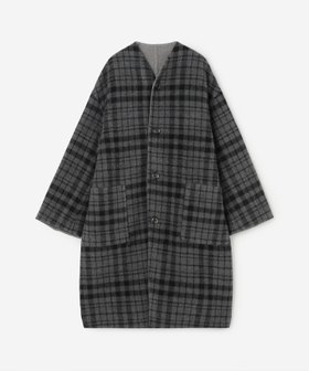 【ビショップ/Bshop】のウールリバー リバーシブルコート WOMEN 人気、トレンドファッション・服の通販 founy(ファニー) ファッション Fashion レディースファッション Fashion for Women アウター Coat / Outerwear Collection コート・ロングコート・ピーコート Long Coats, Peacoats & More ショルダー Shoulder, Shoulder Strap ダブル Double, Double-Breasted ドロップ Drop Shoulder, Dropped Style パッチ Patch, Appliqué フェイス Face, Facial Design フランス France, French ポケット Pocket, Pocket Detail リアル Real, Realistic エレガント 上品 Elegant |ID:prp329100004809166