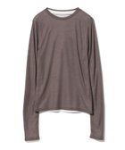 【ビームス ウイメン/BEAMS】のシアー ロングスリーブ Tシャツ(セットアイテム) 人気、トレンドファッション・服の通販 founy(ファニー) ファッション Fashion レディースファッション Fashion for Women トップス・カットソー Cut & Sew Tops シャツ・ブラウス・オフィスカジュアル Elegant Blouses & Button-Ups ロングTシャツ・Tシャツ Longline T-Shirts & Tees シアー Sheer, See-Through シンプル Simple, Minimal スリーブ Sleeve, Long Sleeve / Short Sleeve フィット Fit, Slim Fit ロング Long, Long-Length thumbnail CHARCOAL×OFF|ID: prp329100004809168 ipo3291000000034902309