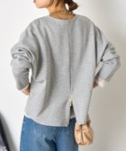 【ジェナ エスパス メルヴェイユ/Jena espace merveilleux】の【後ろ姿で差をつける】ドルマンバックジッププルオーバー 人気、トレンドファッション・服の通販 founy(ファニー) ファッション Fashion レディースファッション Fashion for Women トップス・カットソー Cut & Sew Tops カジュアルプルオーバー・ニットトップス Pullovers & Knit Tops / Casual Pullovers バッグ Bags ジップ Zip, Zipper スマート Smart, Elegant プレート Plate, Dish 再入荷 Restock / Back in Stock おすすめ Recommended / Our Picks エレガント 上品 Elegant thumbnail ライトグレー|ID: prp329100004809170 ipo3291000000034902319