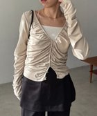 【カプリシューレマージュ/CAPRICIEUX LEMAGE】のパイピングドレープカーディガン 人気、トレンドファッション・服の通販 founy(ファニー) ファッション Fashion レディースファッション Fashion for Women トップス・カットソー Cut & Sew Tops カーディガン・羽織り Layered Style Cardigans おすすめ Recommended / Our Picks インナー Innerwear カットソー Cut and Sewn Top カーディガン Cardigan, Knitwear ギャザー Gathered, Ruffled デニム Denim, Jeans Material ボトム Bottoms, Lower Wear ワイド Wide, Wide Fit 春 Spring thumbnail ベージュ|ID: prp329100004809176 ipo3291000000034902338