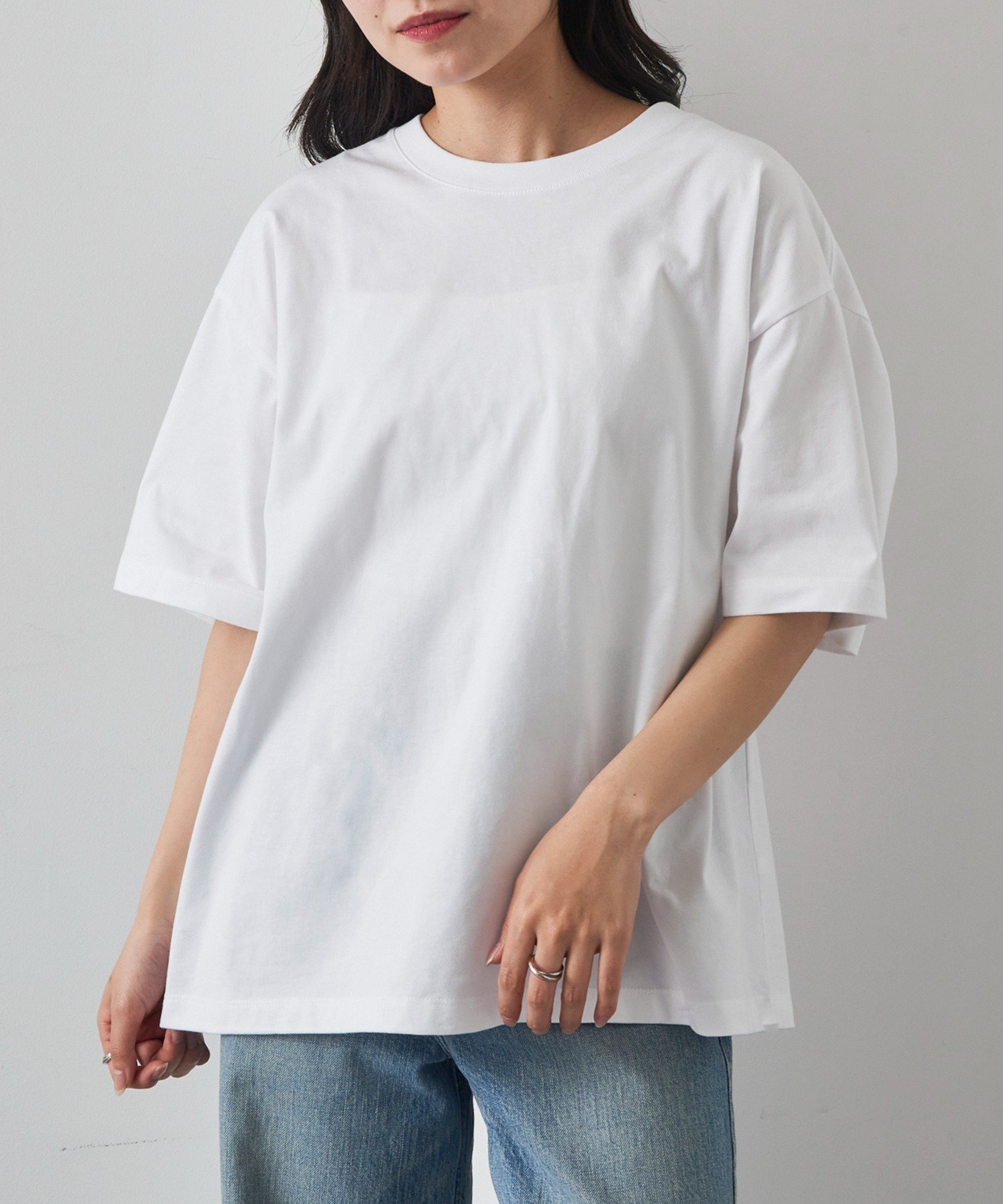 【セットアップセブン/SETUP7】のUnited Athle/6.5オンス ファインジャージー ボックスシルエット Tシャツ 1108-01 人気、トレンドファッション・服の通販 founy(ファニー) ファッション Fashion レディースファッション Fashion for Women トップス・カットソー Cut & Sew Tops シャツ・ブラウス・オフィスカジュアル Elegant Blouses & Button-Ups ロングTシャツ・Tシャツ Longline T-Shirts & Tees クラシカル Classical, Vintage-Inspired シンプル Simple, Minimal ジャケット Jacket, Outerwear スウェット / スエット Sweatshirt, Sweatwear スラックス Slacks, Dress Pants デニム Denim, Jeans Material トレンド Trend, Trending Now 定番 Standard, Basic Item ハーフ Half, Half-Length フィット Fit, Slim Fit ベーシック Basic, Essential ボックス Boxy, Box Shape ポロシャツ Polo Shirt, Collared Tee モノトーン Monotone, Black and White 無地 Plain, Solid Color リラックス Relax, Relaxed Fit 再入荷 Restock / Back in Stock other-1|ID: prp329100004809215 ipo3291000000034902594