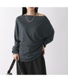 【ジーナシス/JEANASiS】のバイアスプリーツLS TEE 人気、トレンドファッション・服の通販 founy(ファニー) ファッション Fashion レディースファッション Fashion for Women おすすめ Recommended / Our Picks シンプル Simple, Minimal デコルテ Décolleté, Neckline デニム Denim, Jeans Material バイアス Bias, Diagonal Cut フェミニン Feminine, Girly プリーツ Pleats, Pleated ボトム Bottoms, Lower Wear ワンショル One Shoulder, Asymmetrical thumbnail チャコールグレー|ID: prp329100004809249 ipo3291000000034902881