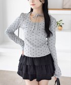 【クリア/clear】のフロントリボンドットプリントカットソー 人気、トレンドファッション・服の通販 founy(ファニー) ファッション Fashion レディースファッション Fashion for Women トップス・カットソー Cut & Sew Tops カットソー・ベーシックTシャツ Cut-and-Sewn Tops / Stretch Tees & Basics インナー Innerwear カットソー Cut and Sewn Top ガーリー Girly, Feminine Style ショート Short, Short Length デニム Denim, Jeans Material バランス Balance, Style Balance フィット Fit, Slim Fit フレア Flare, Flared ミニスカート Mini Skirt, Short Skirt thumbnail GY|ID: prp329100004809255 ipo3291000000034902939