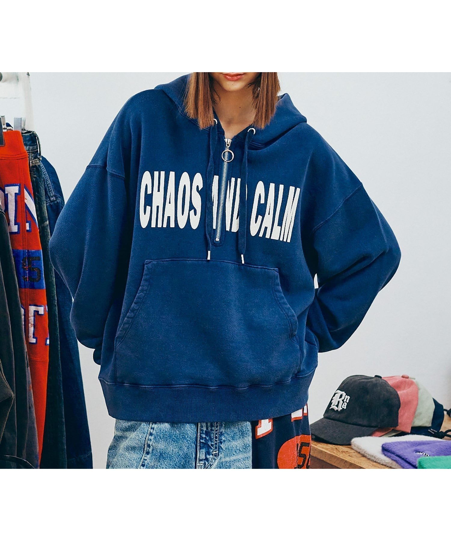 【アールエヌエー/RNA】のM2590 トンプキンハーフZIPフーディー 人気、トレンドファッション・服の通販 founy(ファニー) 　ファッション　Fashion　レディースファッション　Fashion for Women　シンプル　Simple, Minimal　トレーナー　Sweatshirt, Trainer　ハーフ　Half, Half-Length　ボトム　Bottoms, Lower Wear　A/W・秋冬　Autumn/Winter　 other-1|ID: prp329100004809257 ipo3291000000034902960