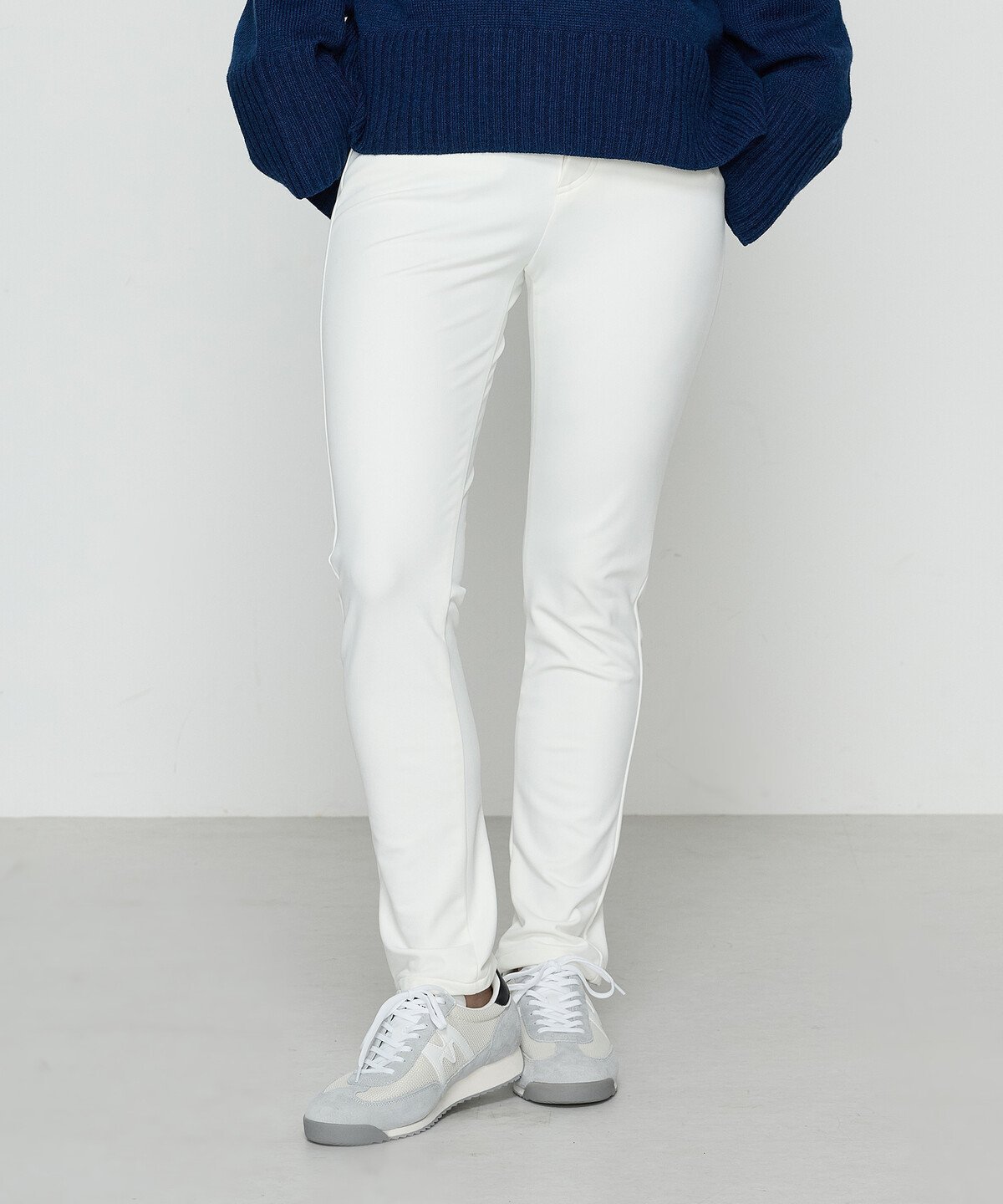 【コムサ/COMME CA】のメリルハイテンション裏起毛 スキニーパンツ インテリア・キッズ・メンズ・レディースファッション・服の通販 founy(ファニー) 　ファッション　Fashion　レディースファッション　Fashion for Women　パンツ　Pants & Trousers　ストレッチ　Stretch, Stretchy Fabric　パイピング　Piping, Trim Design　人気　Popular, Best Seller　定番　Standard, Basic Item　01:ホワイト|ID: prp329100004809268 ipo3291000000034903046