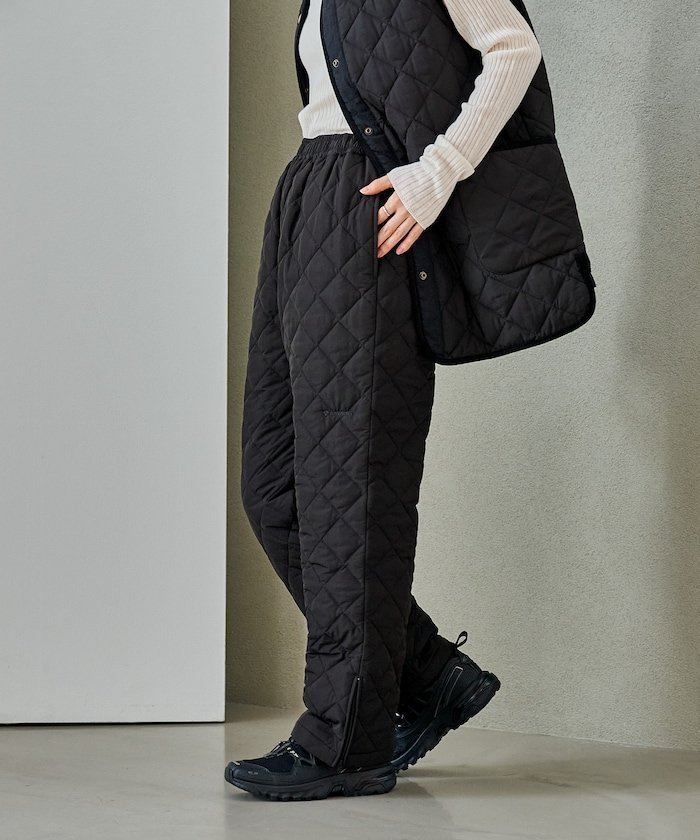 【フリークスストア/FREAK'S STORE】のPRIMALOFT ダイヤキルトパンツ/キルティングパンツ 25AW 人気、トレンドファッション・服の通販 founy(ファニー) 　ファッション　Fashion　レディースファッション　Fashion for Women　パンツ　Pants & Trousers　2025年　2025　2025-2026秋冬・A/W　Autumn/Winter 2025–26 AW25–26　冬　Winter / This Winter　おすすめ　Recommended / Our Picks　キルティング　Quilted, Quilting　キルト　Quilt, Quilted Fabric　スリット　Slit, Slit Detail　セットアップ　Set-Up, Coordinated Outfit　ダウン　Down, Puffer　ベスト　Vest, Waistcoat　A/W・秋冬　Autumn/Winter　軽量　Lightweight, Ultra Light　 other-1|ID: prp329100004809301 ipo3291000000034903397