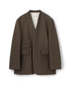 【トゥモローランド/TOMORROWLAND】のアルパカヘリンボーン カラーレスジャケット 人気、トレンドファッション・服の通販 founy(ファニー) ファッション Fashion レディースファッション Fashion for Women アウター Coat / Outerwear Collection レディースジャケット・軽アウター Jackets クラシック Classic, Timeless Style ジャケット Jacket, Outerwear フィット Fit, Slim Fit リラックス Relax, Relaxed Fit thumbnail 48 ダークブラウン系|ID: prp329100004809304 ipo3291000000034903429