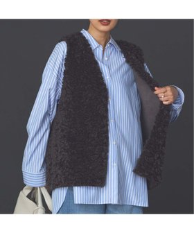 【グレディブリリアン/Gready Brilliant】のLUカーリーファーミドルベスト 人気、トレンドファッション・服の通販 founy(ファニー) ファッション Fashion レディースファッション Fashion for Women アウター Coat / Outerwear Collection トップス・カットソー Cut & Sew Tops ベスト&ジレ / 重ね着スタイル Vests & Gilets バランス Balance, Style Balance リアル Real, Realistic 定番 Standard, Basic Item A/W・秋冬 Autumn/Winter |ID:prp329100004809307