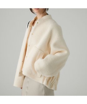 【バビロン/BABYLONE / KIDS】のウェイビーニードルブルゾン 人気、トレンドファッション・服の通販 founy(ファニー) ファッション Fashion キッズファッション Fashion for Kids バランス Balance, Style Balance ブルゾン Blouson, Bomber Jacket ミドル Middle Length, Mid Height 再入荷 Restock / Back in Stock |ID:prp329100004809313