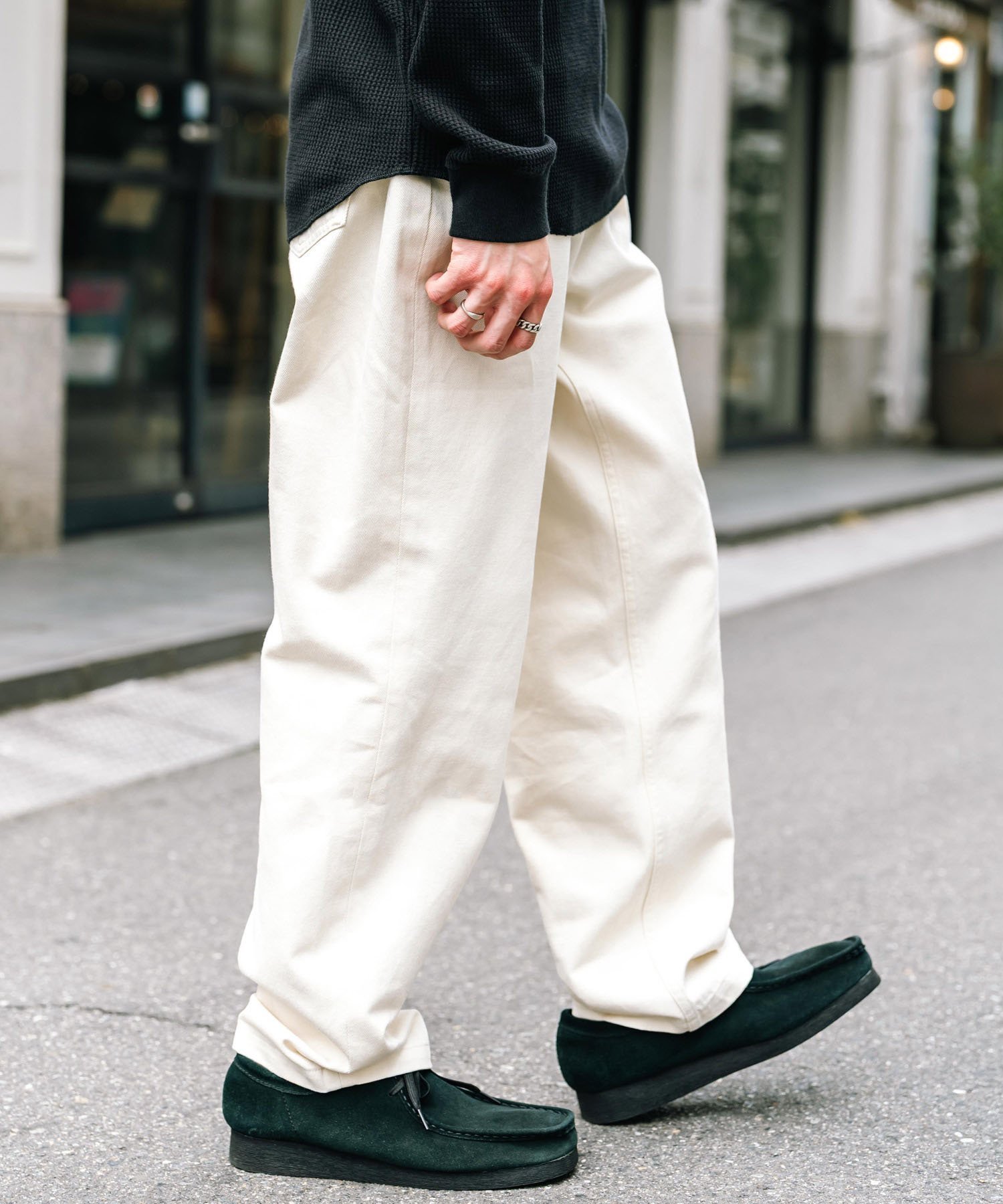 【ロッキーモンロー/Rocky Monroe】のルーズシルエットワイドデニムパンツ インテリア・キッズ・メンズ・レディースファッション・服の通販 founy(ファニー) 　ファッション　Fashion　レディースファッション　Fashion for Women　パンツ　Pants & Trousers　デニムパンツ・ジーンズ・美脚デニム　Denim Jeans & Pants　ケミカル　Chemical, Chemical Wash　サンダル　Sandals, Summer Shoes　シンプル　Simple, Minimal　スニーカー　Sneakers, Trainers　デニム　Denim, Jeans Material　トレンド　Trend, Trending Now　バランス　Balance, Style Balance　フロント　Front, Front Design　ポケット　Pocket, Pocket Detail　ユーズド　Used, Vintage-Look　リラックス　Relax, Relaxed Fit　ループ　Loop, Loop Knit　ロング　Long, Long-Length　ワイド　Wide, Wide Fit　おすすめ　Recommended / Our Picks　夏　Summer　オフ|ID: prp329100004809314 ipo3291000000034903582