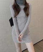【ミニミニストア/miniministore】のニットワンピース ミニ タイトワンピース グレー|ID: prp329100004809315 ipo3291000000034903576