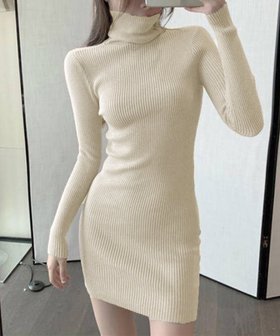 【ミニミニストア/miniministore】のニットワンピース ミニ タイトワンピース 人気、トレンドファッション・服の通販 founy(ファニー) ファッション Fashion レディースファッション Fashion for Women ワンピース Dresses ニットワンピース Knit Dresses アクリル Acrylic Material オレンジ Orange シンプル Simple, Minimal スリム Slim, Slim Fit セーター Sweater, Knitwear タートルネック Turtleneck, High Neck 長袖 Long Sleeve, Full Sleeve フィット Fit, Slim Fit 無地 Plain, Solid Color A/W・秋冬 Autumn/Winter |ID:prp329100004809315