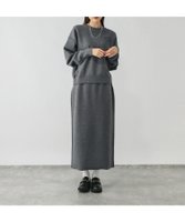 【グローバルワーク/GLOBAL WORK】のスウェットライクニットSET/498352 人気、トレンドファッション・服の通販 founy(ファニー) ファッション Fashion レディースファッション Fashion for Women トップス・カットソー Cut & Sew Tops ニット Knit Tops & Sweaters レディースパーカー・カジュアルフーディー Casual Hoodies & Sweatshirts スウェット・クルーネックトップス Sweatshirts & Crewnecks / Relaxed Fit Sweat Tops おすすめ Recommended / Our Picks インナー Innerwear スウェット / スエット Sweatshirt, Sweatwear セットアップ Set-Up, Coordinated Outfit バランス Balance, Style Balance フレア Flare, Flared 秋 Autumn |ID:prp329100004809316