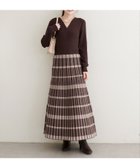 【ナチュラルクチュール/natural couture】の【WEB限定】カシュクールチェックニットワンピース 人気、トレンドファッション・服の通販 founy(ファニー) ファッション Fashion レディースファッション Fashion for Women ワンピース Dresses ニットワンピース Knit Dresses アクセサリー Fashion Accessories イヤリング Earrings カーディガン Cardigan, Knitwear クラシカル Classical, Vintage-Inspired シンプル Simple, Minimal ジャケット Jacket, Outerwear スニーカー Sneakers, Trainers ダウン Down, Puffer チェック Check, Plaid, Tartan デコルテ Décolleté, Neckline ドレープ Drape, Draping Fabric ネックレス Necklace, Pendant Necklace 再入荷 Restock / Back in Stock おすすめ Recommended / Our Picks エレガント 上品 Elegant 2025年 2025 2025-2026秋冬・A/W Autumn/Winter 2025–26 AW25–26 thumbnail ブラウン|ID: prp329100004809319 ipo3291000000034903628