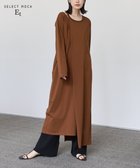 【セレクトモカ/SELECT MOCA】の【Et】アシンメトリーネックワンピース 人気、トレンドファッション・服の通販 founy(ファニー) ファッション Fashion レディースファッション Fashion for Women ワンピース Dresses おすすめ Recommended / Our Picks デニム Denim, Jeans Material リラックス Relax, Relaxed Fit 洗える Machine Washable thumbnail ブラウン-800|ID: prp329100004809332 ipo3291000000034903765