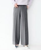 【アンタイトル/UNTITLED】のベーシックフルレングスワイドパンツ グレー|ID: prp329100004809337 ipo3291000000034903790