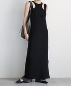 【セレクトモカ/SELECT MOCA】の透かし編み2WAYキャミワンピース 人気、トレンドファッション・服の通販 founy(ファニー) ファッション Fashion レディースファッション Fashion for Women ワンピース Dresses キャミソールワンピース Camisole Dresses おすすめ Recommended / Our Picks キャミワンピース Cami Dress, Slip Dress スラックス Slacks, Dress Pants スリット Slit, Slit Detail デニム Denim, Jeans Material 透かし Cut-Out, Lacework thumbnail ブラック-990|ID: prp329100004809345 ipo3291000000034903840