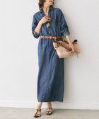 【リヴドロワ/RIVE DROITE】の【MONN×Yoshiiiiii】デニムシャツワンピース 人気、トレンドファッション・服の通販 founy(ファニー) ファッション Fashion レディースファッション Fashion for Women ワンピース Dresses シャツワンピース / 1枚で着映えコーデ Shirt Dresses アクセサリー Fashion Accessories インナー Innerwear コラボ Collaboration, Collab 吸水 Absorbent, Quick-Dry デニム Denim, Jeans Material 人気 Popular, Best Seller バランス Balance, Style Balance ブラウジング Blouson Silhouette, Cinched Waist ベーシック Basic, Essential ポケット Pocket, Pocket Detail ループ Loop, Loop Knit ロング Long, Long-Length おすすめ Recommended / Our Picks thumbnail ネイビー|ID: prp329100004809346 ipo3291000000034903854