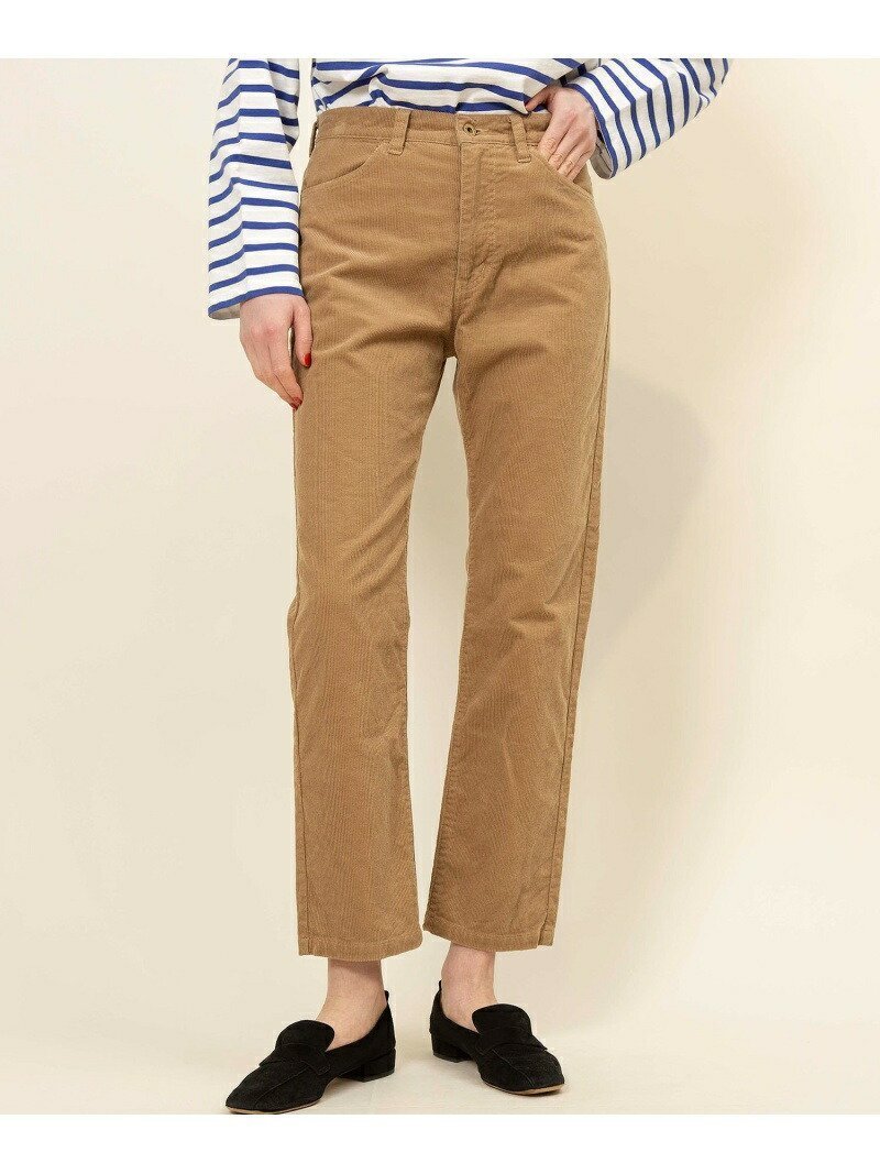 【ジョンブルプライベートラボ/Johnbull Private labo】の【Attick by Johnbull】コーデュロイストレートパンツ インテリア・キッズ・メンズ・レディースファッション・服の通販 founy(ファニー) 　ファッション　Fashion　レディースファッション　Fashion for Women　パンツ　Pants & Trousers　コーデュロイ　Corduroy, Cord Fabric　ストレート　Straight, Straight Cut　フィット　Fit, Slim Fit　ベーシック　Basic, Essential　ポケット　Pocket, Pocket Detail　モチーフ　Motif, Design Theme　人気　Popular, Best Seller　ベージュ|ID: prp329100004809347 ipo3291000000034903859