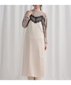 【ミスティ ウーマン/mysty woman】のレースサテンキャミワンピース 人気、トレンドファッション・服の通販 founy(ファニー) ファッション Fashion レディースファッション Fashion for Women ワンピース Dresses キャミソールワンピース Camisole Dresses おすすめ Recommended / Our Picks インナー Innerwear サテン Satin, Glossy Fabric スリット Slit, Slit Detail タートルネック Turtleneck, High Neck レース Lace, Lace Fabric thumbnail アイボリー|ID: prp329100004809364 ipo3291000000034904034