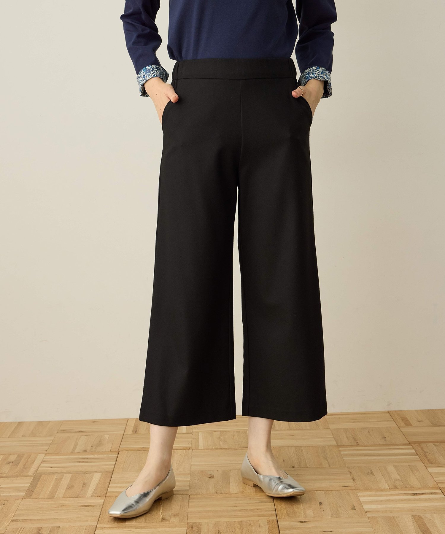 【デコイ/DECOY Since1981】の裏起毛ワイドパンツ58cm丈 インテリア・キッズ・メンズ・レディースファッション・服の通販 founy(ファニー) ファッション Fashion レディースファッション Fashion for Women パンツ Pants & Trousers クロップド Cropped, Short Length ワイド Wide, Wide Fit ブラック|ID: prp329100004809373 ipo3291000000034904097