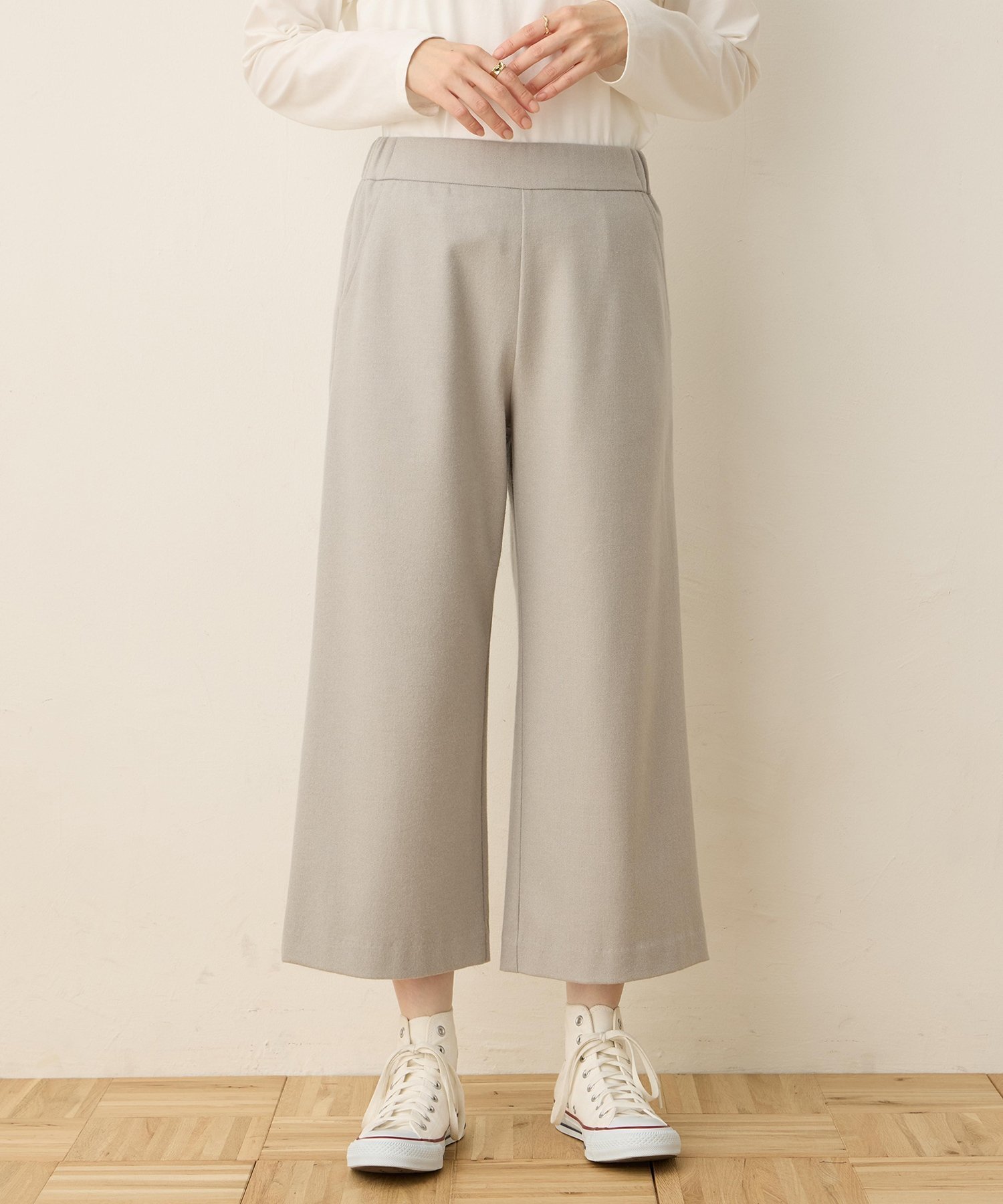 【デコイ/DECOY Since1981】の裏起毛ワイドパンツ58cm丈 インテリア・キッズ・メンズ・レディースファッション・服の通販 founy(ファニー) ファッション Fashion レディースファッション Fashion for Women パンツ Pants & Trousers クロップド Cropped, Short Length ワイド Wide, Wide Fit モクグレー|ID: prp329100004809373 ipo3291000000034904099