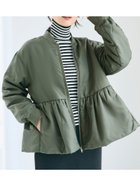【コカ/COCA】のウォッシャブル ペプラムヘムMA-1 人気、トレンドファッション・服の通販 founy(ファニー) ファッション Fashion レディースファッション Fashion for Women アウター Coat / Outerwear Collection MA-1ジャケット MA-1 Bomber Jackets / Flight Jackets ウォッシャブル Machine Washable シンプル Simple, Minimal ジップ Zip, Zipper ジャケット Jacket, Outerwear デニム Denim, Jeans Material フェミニン Feminine, Girly ブルゾン Blouson, Bomber Jacket ベーシック Basic, Essential ペプラム Peplum, Flared Hem ポケット Pocket, Pocket Detail 無地 Plain, Solid Color ワイド Wide, Wide Fit 2025年 2025 2025-2026秋冬・A/W Autumn/Winter 2025–26 AW25–26 thumbnail Khaki|ID: prp329100004809383 ipo3291000000034904199