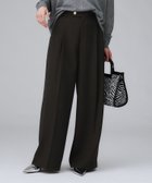 【アンタイトル/UNTITLED】の【セットアップ可】梳毛調合繊2タックワイドパンツ スミクロ|ID: prp329100004809401 ipo3291000000034904310