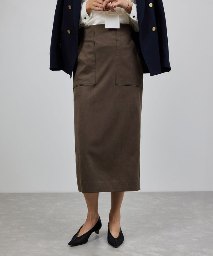 【ロペ/ROPE'】の美人スカート スエードポケット付きタイトスカート/イージーケア インテリア・キッズ・メンズ・レディースファッション・服の通販 founy(ファニー) https://founy.com/ ファッション Fashion レディースファッション Fashion for Women スカート Skirts おすすめ Recommended / Our Picks ストレッチ Stretch, Stretchy Fabric タイトスカート Pencil Skirt, Tight Skirt バランス Balance, Style Balance パール Pearl, Pearl Accent ポケット Pocket, Pocket Detail ビジネス 仕事 通勤 Business / Work / Commuting 定番 Standard, Basic Item |ID: prp329100004809427 ipo3291000000035073514