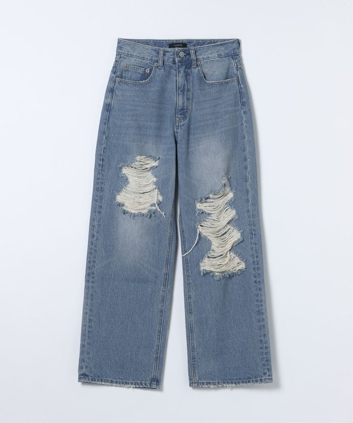 【ジーナシス/JEANASiS】のクラッシュストレートデニム インテリア・キッズ・メンズ・レディースファッション・服の通販 founy(ファニー) https://founy.com/ ファッション Fashion レディースファッション Fashion for Women カーディガン Cardigan, Knitwear クラッシュ Distressed, Crashed Style シンプル Simple, Minimal スウェット / スエット Sweatshirt, Sweatwear ダメージ Distressed, Destroyed デニム Denim, Jeans Material トレンド Trend, Trending Now ルーズ Loose, Oversized A/W・秋冬 Autumn/Winter |ID: prp329100004809445 ipo3291000000034904663