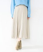 【アンタイトル/UNTITLED】のスエードプリーツスカート グレージュ|ID: prp329100004809448 ipo3291000000034904691