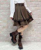 【アクシーズファム/axes femme】のバックレースアップミドルスカート 人気、トレンドファッション・服の通販 founy(ファニー) ファッション Fashion レディースファッション Fashion for Women スカート Skirts ガーリー Girly, Feminine Style リボン Ribbon, Bow レース Lace, Lace Fabric thumbnail 茶|ID: prp329100004809451 ipo3291000000034904715