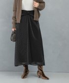 【アーバンリサーチ ロッソ/URBAN RESEARCH ROSSO】のドットフロッキーフレアスカート 人気、トレンドファッション・服の通販 founy(ファニー) ファッション Fashion レディースファッション Fashion for Women スカート Skirts Aライン・フレアスカート A-Line & Flared Skirts 2024年 2024 2024-2025秋冬・A/W Autumn/Winter 2024–25 AW24–25 冬 Winter / This Winter オーガンジー Organza Fabric シアー Sheer, See-Through スウェット / スエット Sweatshirt, Sweatwear ツイスト Tweed, Tweed Fabric ドット Polka Dot, Dot Pattern プリント Print, Printed Pattern A/W・秋冬 Autumn/Winter thumbnail BLACK|ID: prp329100004809456 ipo3291000000034904777