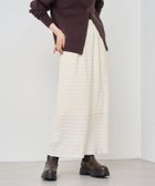 【コーエン/COEN】のシマシマジャガードナロースカート 人気、トレンドファッション・服の通販 founy(ファニー) ファッション Fashion レディースファッション Fashion for Women スカート Skirts シャーリング Shirring, Ruched シンプル Simple, Minimal ベーシック Basic, Essential ポケット Pocket, Pocket Detail thumbnail OFF WHITE|ID: prp329100004809469 ipo3291000000034904916