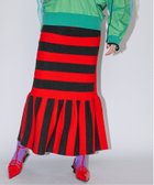 【アウラアイラ/AULA AILA】のBORDER PEPLUM SKIRT 人気、トレンドファッション・服の通販 founy(ファニー) ファッション Fashion レディースファッション Fashion for Women スカート Skirts ギャザー Gathered, Ruffled テレコ Ribbed, Rib Stitch ボーダー Border, Stripe thumbnail RED|ID: prp329100004809472 ipo3291000000034904942